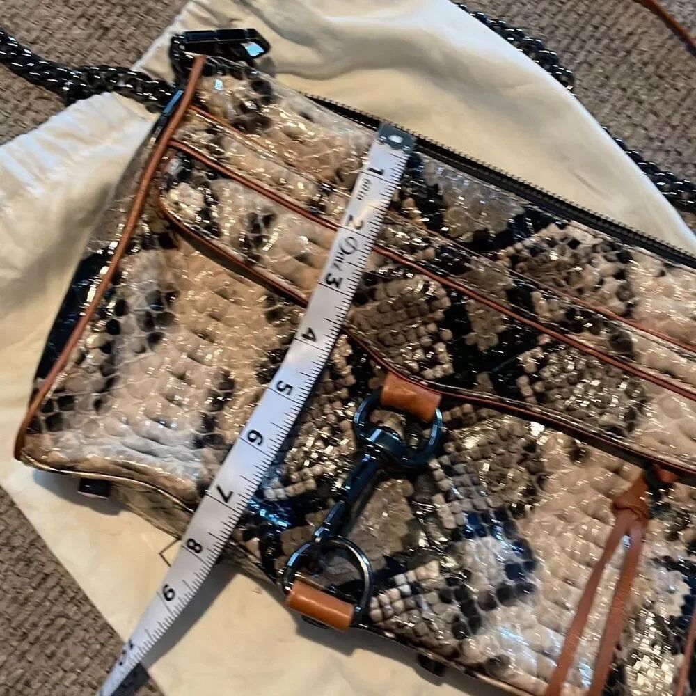 Rebecca Minkoff Snake Skin Crossbody bag with Dust Bag EUC - Picture 14 of 16